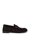 Saint Laurent Le Loafer Loafers In Suede In T. Moro