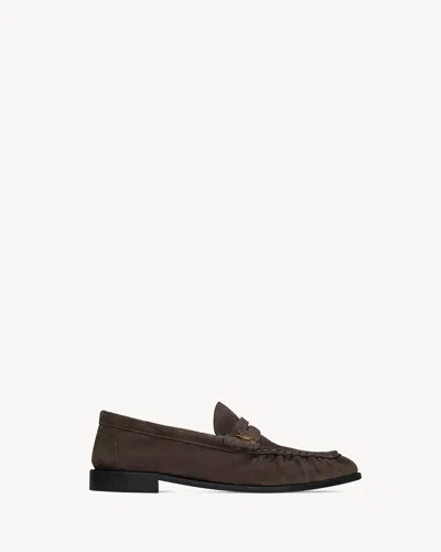 Saint Laurent "le Loafers" Loafers In Brown