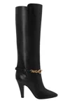 Saint Laurent 'le Maillon' Boots In Black