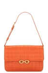 Saint Laurent Le Maillon Satchel Bag In Celosia Orange