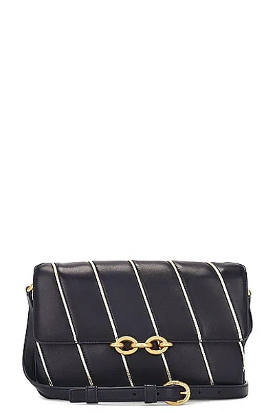 Saint Laurent Le Maillon Satchel Bag In Deep Marine