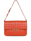 Saint Laurent Le Maillon Shoulder Bag In Orange
