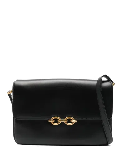 Pre-owned Saint Laurent Le Maillon Stachel Bag In Black