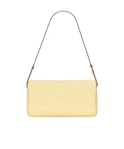 Saint Laurent Le Monogramme 99 Shoulder Bag In Nude