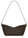Saint Laurent Le Monogramme Cassandre Cross-body Bag In Brown