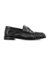 Saint Laurent The Supple Loafers In Shiny Leather In Black