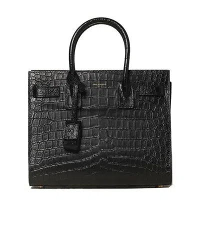 Saint Laurent Le Sac De Jour Tote Bag In Black