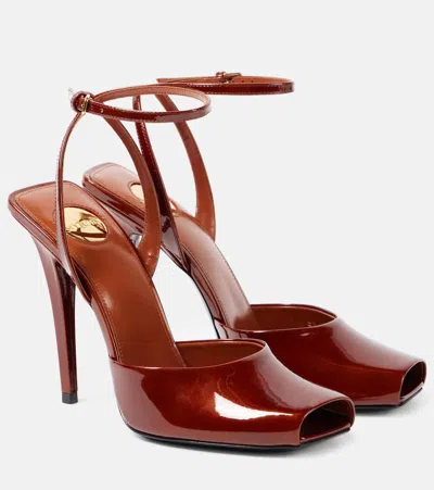 Saint Laurent Le Scandale 110 Patent Leather Pumps In Fluffych