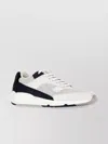 Saint Laurent Leather And Nylon Bump Sneakers With Contrasting Panels