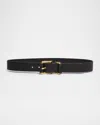 Saint Laurent Leather Belt