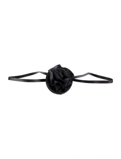 Pre-owned Saint Laurent Leather Belt Bag In Black