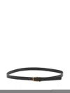 Saint Laurent Leather Belt In Black