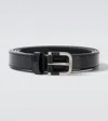 Saint Laurent Leather Belt In Black