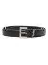 Saint Laurent Men's Ysl Cintura Milo In Black