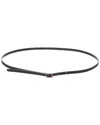 Saint Laurent Leather Belt In Black