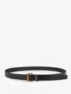 Saint Laurent Leather Belt In Black