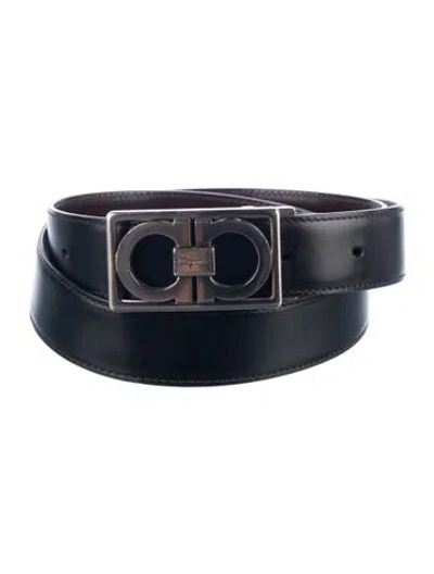 Pre-owned Saint Laurent Leather Belt In Black