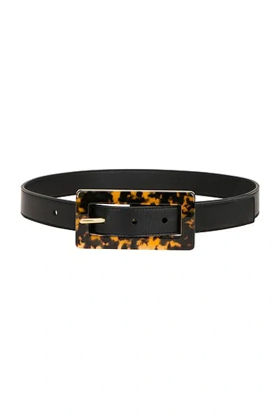 Saint Laurent Leather Belt In Havana