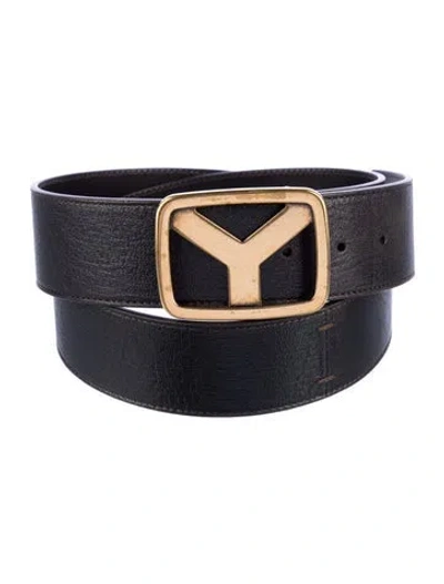 Pre-owned Saint Laurent Leather Belt Kit In Multi