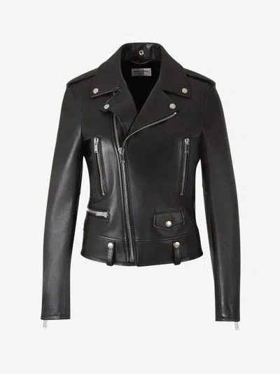 SAINT LAURENT SAINT LAURENT LEATHER BIKER JACKET