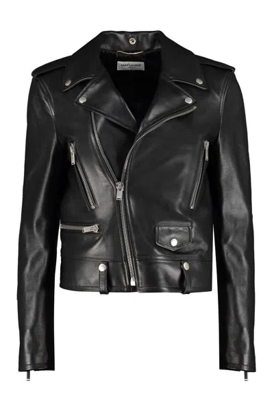 SAINT LAURENT SAINT LAURENT LEATHER BIKER JACKET