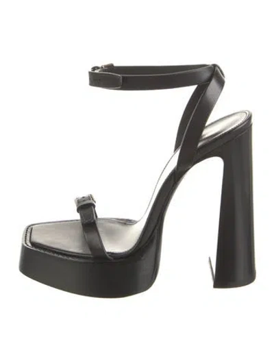 Pre-owned Saint Laurent Leather In Black