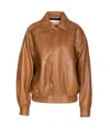 Saint Laurent Women Vintage Lamb Leather Bomber