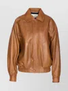 Saint Laurent Women Vintage Lamb Leather Bomber