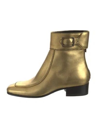 Pre-owned Saint Laurent Leather Boots
