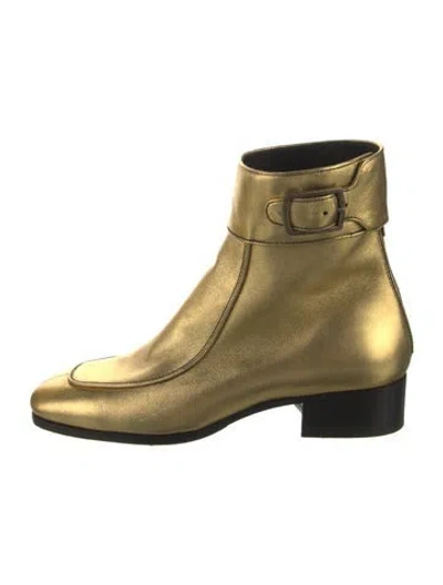 Pre-owned Saint Laurent Leather Boots