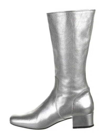 Pre-owned Saint Laurent Leather Boots
