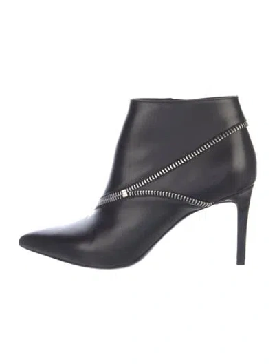 Pre-owned Saint Laurent Leather Boots In Black