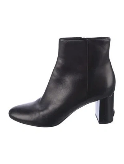 Pre-owned Saint Laurent Leather Boots In Black
