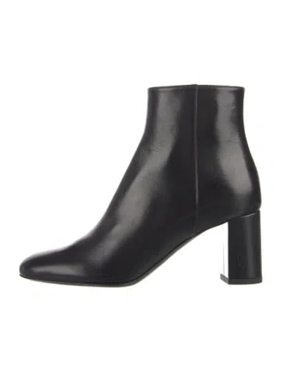 Pre-owned Saint Laurent Leather Boots In Black
