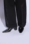 Saint Laurent Leather Boots In Black