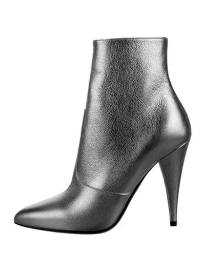 Pre-owned Saint Laurent Leather Boots W/ Tags