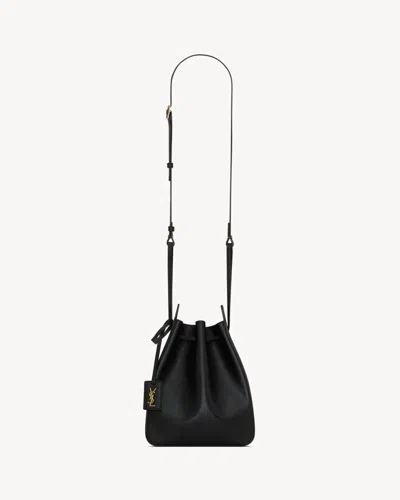 Saint Laurent Leather Bucket Bag