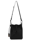 Saint Laurent Leather Bucket Bag Crossbody Bags Black