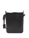 Saint Laurent Leather Bucket Bag In Black