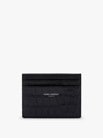 Saint Laurent Leather Card Holder