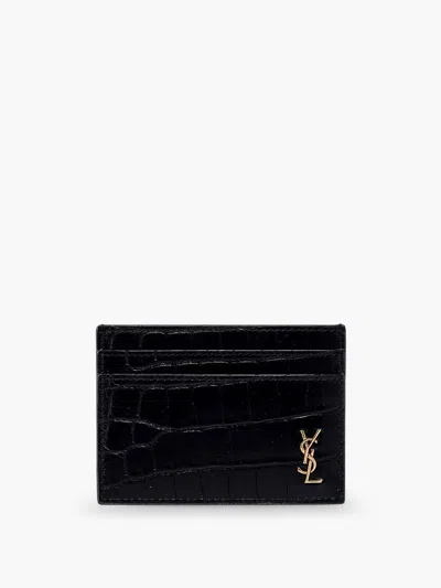Saint Laurent Leather Card Holder