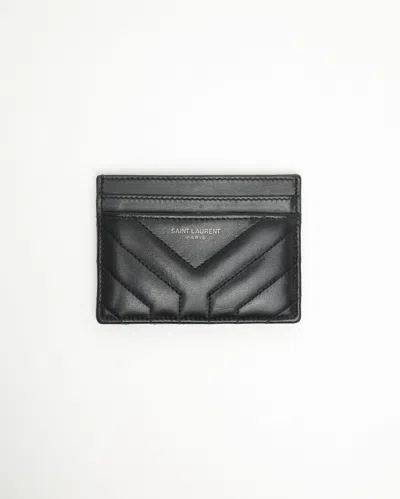 Saint Laurent Leather Card Holder
