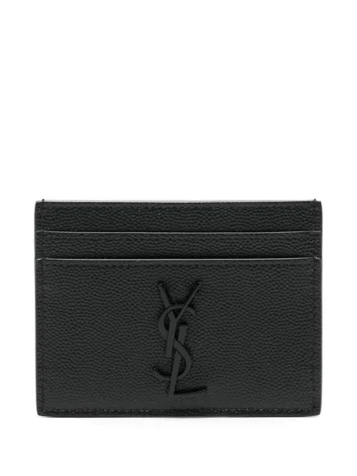 Saint Laurent Leather Card Holder