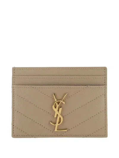 Saint Laurent Leather Card Holder