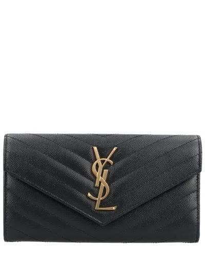 Saint Laurent Leather Classic Cassandre Chain Wallet, Never Carried (authentic  Pre-loved)