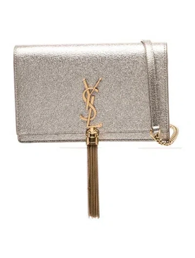 Pre-owned Saint Laurent Leather Clutch