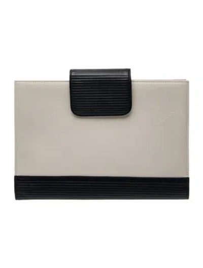 Pre-owned Saint Laurent Leather Clutch Vintage