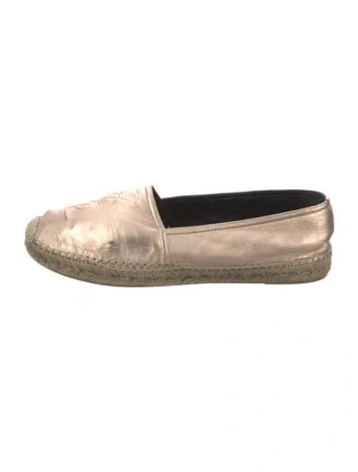 Pre-owned Saint Laurent Leather Espadrilles