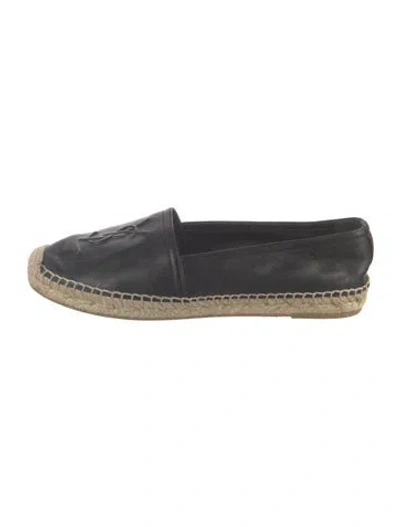 Pre-owned Saint Laurent Leather Espadrilles