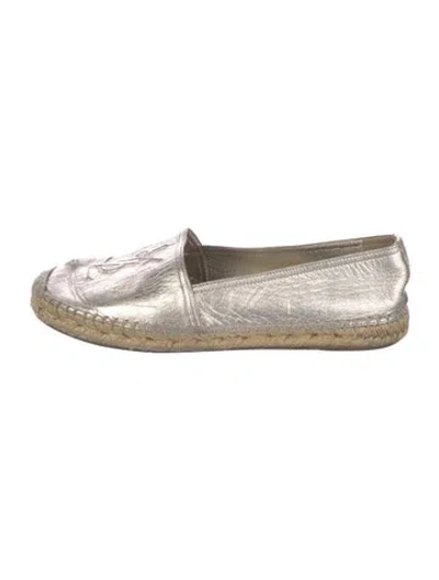 Pre-owned Saint Laurent Leather Espadrilles In Multi